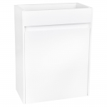 Vannitoakapp, valge v., 21.5 cm x 40 cm x 52 cm