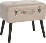 Taburet Beliani Mallard, beež v., 52 cm x 36 cm x 46 cm