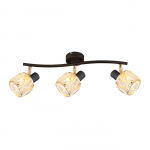 Valgusti lagi ja seinad Candellux Lighting Dubai, E14, 3 x 40 W, must v.