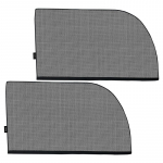 P&auml;ikesekate auto aknale Lionelo Sunblocker, must v., 2 tk