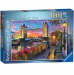 Pusle Ravensburger Tower Bridge At Sunset, 50 cm x 70 cm, 1000 tk, mitmev&auml;rviline