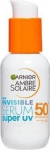 P&auml;ikesekaitseseerum tooted n&auml;ole Garnier Ambre Solaire Invisible Super UV SPF50+, 30 ml