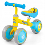 Tasakaaluratas Milly Mally Micro Plus Giraffe, sinine v./kollane v., 6"