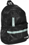 Kooli seljakott Paso PPBM-701, must v./roheline v., 29 cm x 16.5 cm x 43 cm