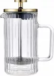 Kohvikann French Press Klausberg KB 7760, 0.6 l, l&auml;bipaistev v./kuldne v./must v.