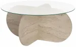 Kohvilaud Nordure Aeris, l&auml;bipaistev v./hall v., 75 cm x 75 cm x 35 cm