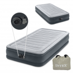 T&auml;ispuhutav madrats pumbaga Intex Dura-Beam Comfort Plush, hall v., 191 cm x 99 cm x 33 cm