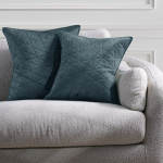 Dekoratiivpadjap&uuml;&uuml;r Restilo Laila, grafiit, 45 cm x 45 cm, 2 tk