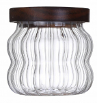 Kuivaine konteiner Bonbon THK-093856, 0.340 l, l&auml;bipaistev/pruun