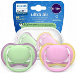 Luttide komplekt Philips Avent Ultra Air, 6+ kuud, roheline v./roosa v./violetne v.