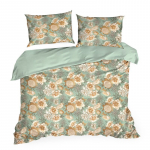 Voodipesukomplekt Euro curtains Home 02 434345, m&uuml;nt (mint) v., 70 x 80 cm, 200 x 220 cm, 3 tk