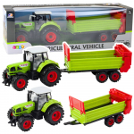 Игрушечные тракторы с аксессуарами Lean Toys Agricultural, must v./punane v./roheline v.