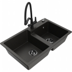 K&ouml;&ouml;givalamu Mexen Tomas, graniit, 80 cm x 50 cm x 19 cm, kuldne v./must v.