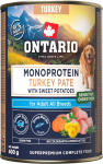M&auml;rg koeratoit Ontario Adult Pate, kalkun/magus kartul, 0.4 kg