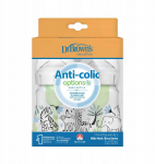Pudelite komplekt Dr. Browns Options+ Jungle, 150 ml, 0 kuud, roheline v.