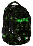 Kooli seljakott St. Right Green Game, must v./roheline v., 39 cm x 27 cm x 17 cm