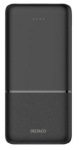 Akupank Deltaco PB-C1007, 10000 mAh, 20 W, must v.