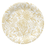 &Uuml;hekordne taldrik Paw Decor Collection Rose Peonies, &Oslash; 23 cm, 8 tk