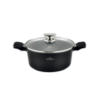 Kastrul Swiss Haus Basel Premium, &Oslash;26 cm, 4.9 l, must v.