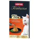 Kassimaius Animonda Vom Feinsten Snack Cream, k&ouml;&ouml;giviljad/maks, 0.015 kg, 6 tk