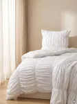 Voodipesukomplekt Homla Basic Cloud 781384, valge v., 70 x 80 cm, 140 x 200 cm, 2 os.