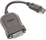 Adapter Lenovo DisplayPort To Single Link DVI-D 45J7915 Displayport, DVI-D, 0.2 m