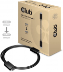 Kaabel Club 3D USB Type-C male, USB Type-C male, 0.8 m, must v.