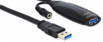 Juhe Delock USB 3.0 female, USB 3.0 male, 10 m, must v.