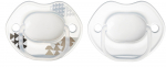 Lutt Tommee Tippee Urban Style Orthodontic Soothers, 0 kuud