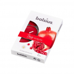 K&uuml;&uuml;nal, l&otilde;hna/teek&uuml;&uuml;nal Bolsius, 4 h, 6 tk, Punane