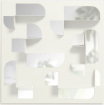 Peegel Umbra Bend, rippuv, 61 cm x 61 cm