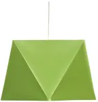 Valgusti rippuv Candellux Hexagen, E27, 1 x 60 W, roheline v. / kroom v., 42 x 25 cm