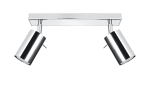Valgusti kohtvalgusti Sollux Ring 2 SL.0728, GU10, 2 x 40 W, kroom v. / kroom v.