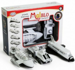 Kosmonaudi s&otilde;idukite komplekt Malik MalBlo Magnetic Space Vehicles 9839364, valge v.