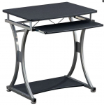 Arvutilaud Techly Compact Desk, must v./hall v.