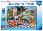 Pusle Ravensburger Fire Trucks 133291, 49 cm x 36 cm, 100 tk, mitmev&auml;rviline