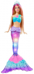 Nukk, merineitsi Mattel Barbie Dreamtopia Twinkle Lights Mermaid HDJ36, 30 cm, mitmev&auml;rviline