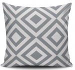 Dekoratiivne padi Mioli Decor, valge/hall, 43 cm x 43 cm