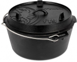 Katel Petromax Cast Iron Pot, malm, 31.2 cm, 9 l, must v., 2 tk