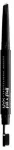 Geel-kreem kulmudele NYX Professional Makeup Fill & Fluff, 15 g, l&auml;bipaistev v. clear