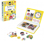 Magnetm&auml;nguasi Janod Magneti Book Learn To Tell the Time, 26 cm, mitmev&auml;rviline
