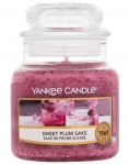 K&uuml;&uuml;nal, l&otilde;hna Yankee Candle Sweet Plum Sake, 20 - 30 h, 104 g, Violetne v.