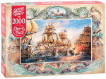 Pusle CherryPazzi Sea Battle 2000 el. 50026, 70 cm x 100 cm, 2000 tk, mitmev&auml;rviline