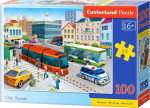Pusle Castorland City Squar 464050, 29 cm x 40 cm, 100 tk, mitmev&auml;rviline