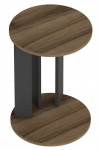 Kohvilaud Kalune Design Ema, antratsiit v./p&auml;hklipuu v., 34 cm x 34 cm x 64 cm
