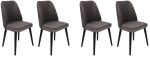 Toolide komplekt Kalune Design Tutku 301 V4 974NMB1608, matt, antratsiit v./must v., 49 cm x 50 cm x 90 cm, 4 tk