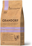 Kuiv koeratoit Grandorf 4 Meat Adult, kalkun, 1 kg