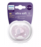 Lutt Philips Avent Ultra Soft Deco, alates 6 kuust, violetne