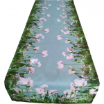 Laudlina ristk&uuml;likukujuline, sinine/roheline/roosa, 110 x 160 cm