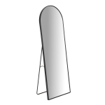 Peegel Homla Elora Basic, teisaldatav, 50 cm x 140 cm, must v.